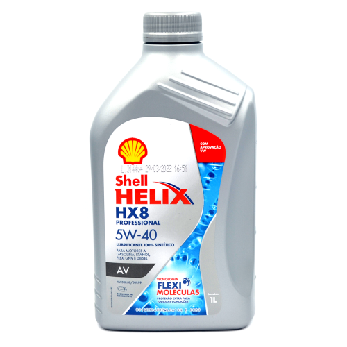 Óleo Shell Helix Hx8 5W40 Professional AV API SN Sintético